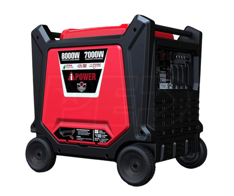 A-iPower, A-iPower SUA8000IE 7000W/8000W Electric Start Gas Inverter Generator New