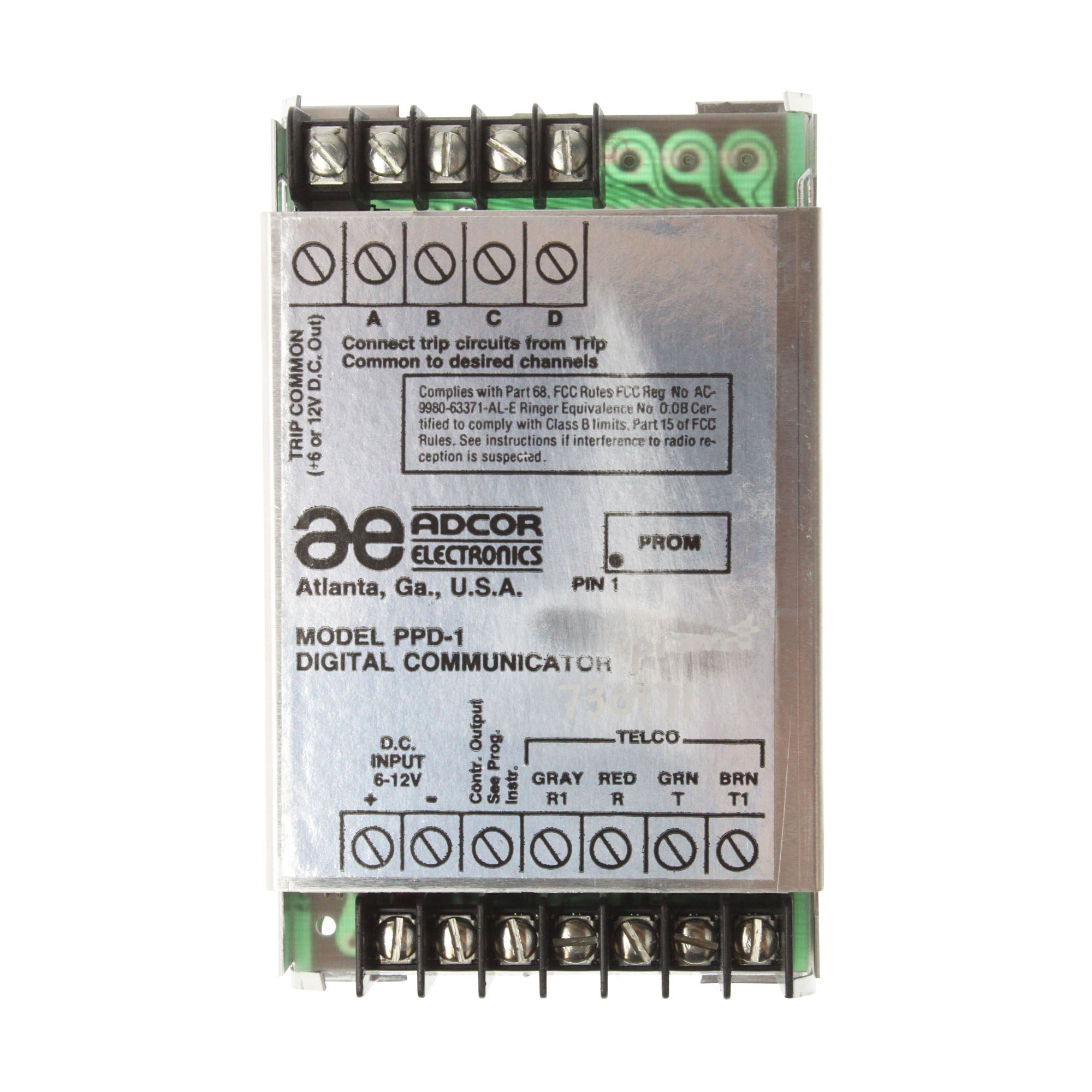 Adcor Electronics, ADCOR ELECTRONICS PPD-1 DIGITAL COMMUNICATOR MODULE