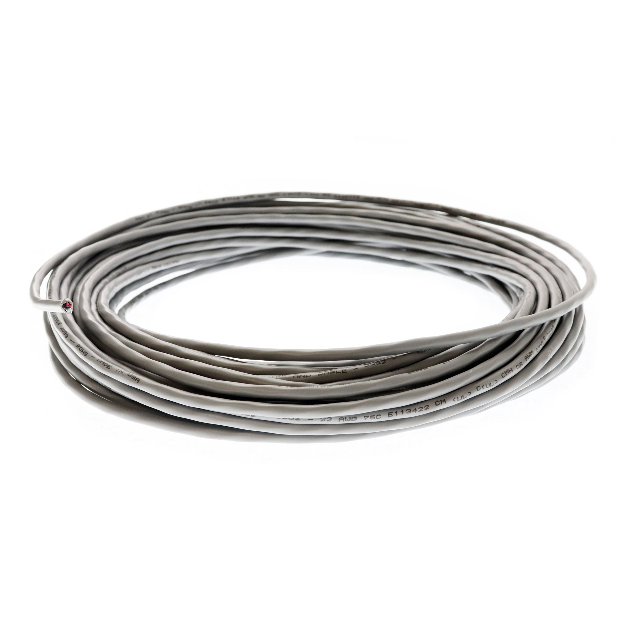 Allied Wire & Cable, ALLIED 5052 SHIELDED MULTI-CONDUCTOR CABLE, 22/4C, GRAY PVC JACKET, 50-FEET