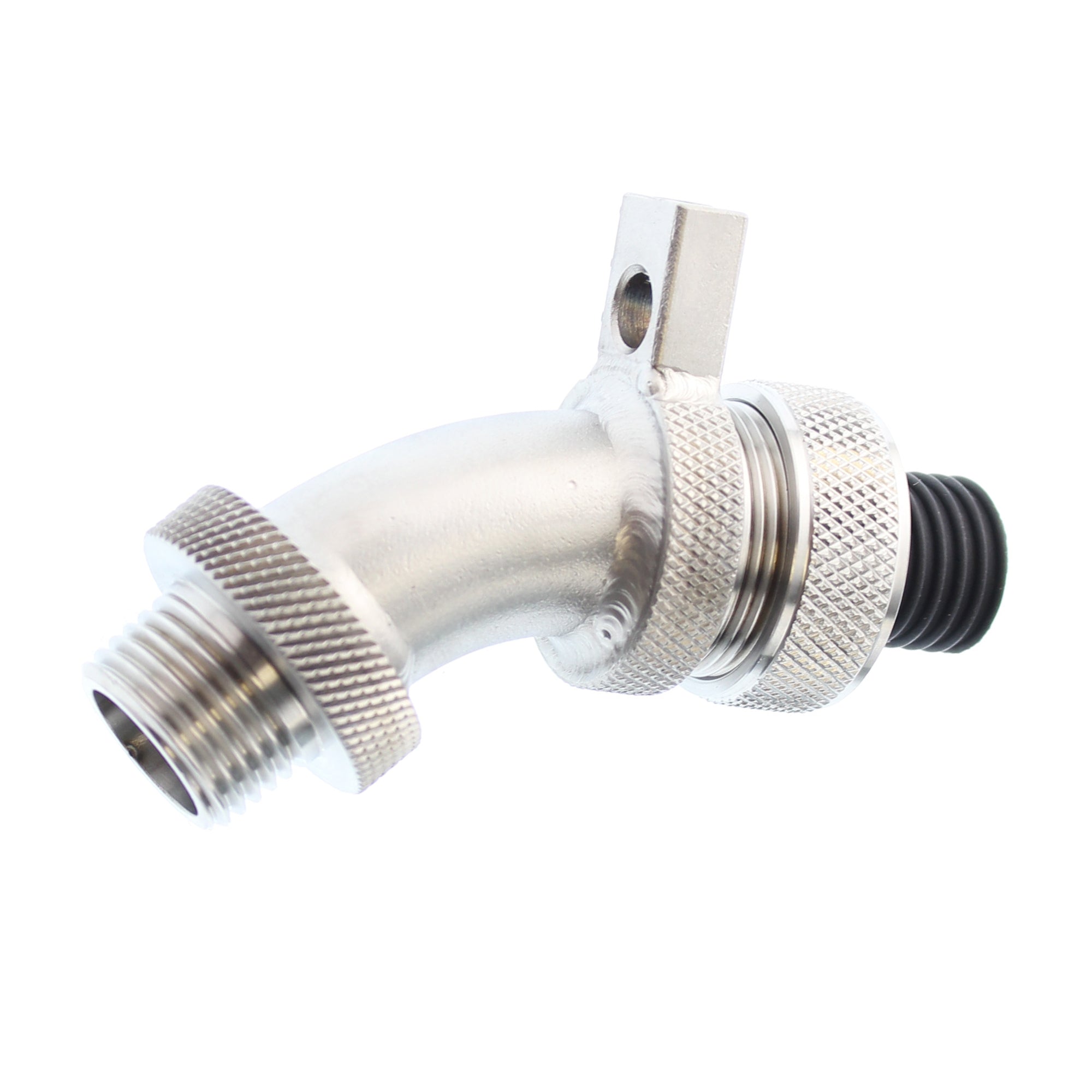 Boaflex, AMERICANBOA BOAFLEX NBLC-050-03-MG-45 STAINLESS-STEEL CONDUIT CONNECTOR, 1/2"