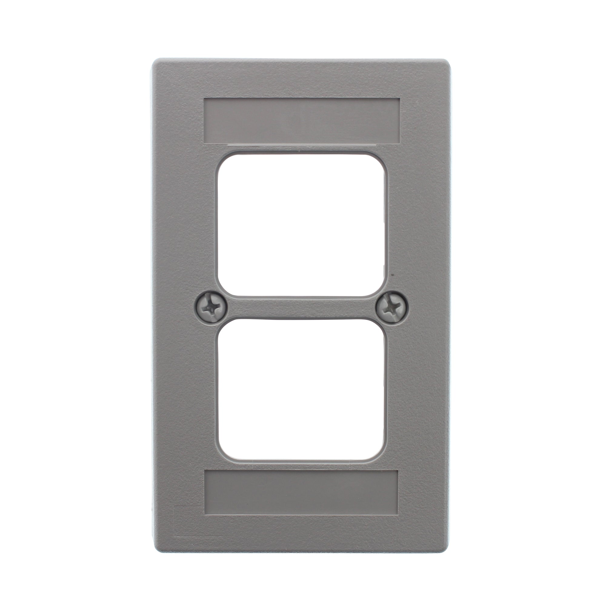 Amp / Tyco Eletronics, AMP TYCO TE 555650-4 WIRE DUCTING FACEPLATE KIT, 1-GANG, GRAY
