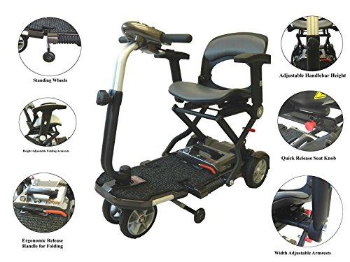 EV Rider, Adjustable Armrests for EV Rider Transport Plus Folding Scooter (can only be purchased with a scooter)