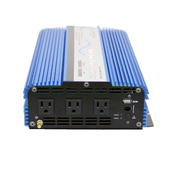 Aims Power, Aims Power PWRI150012120S 1500 Watt Pure Sine Power Inverter w/ USB & Remote Port ETL Listed New