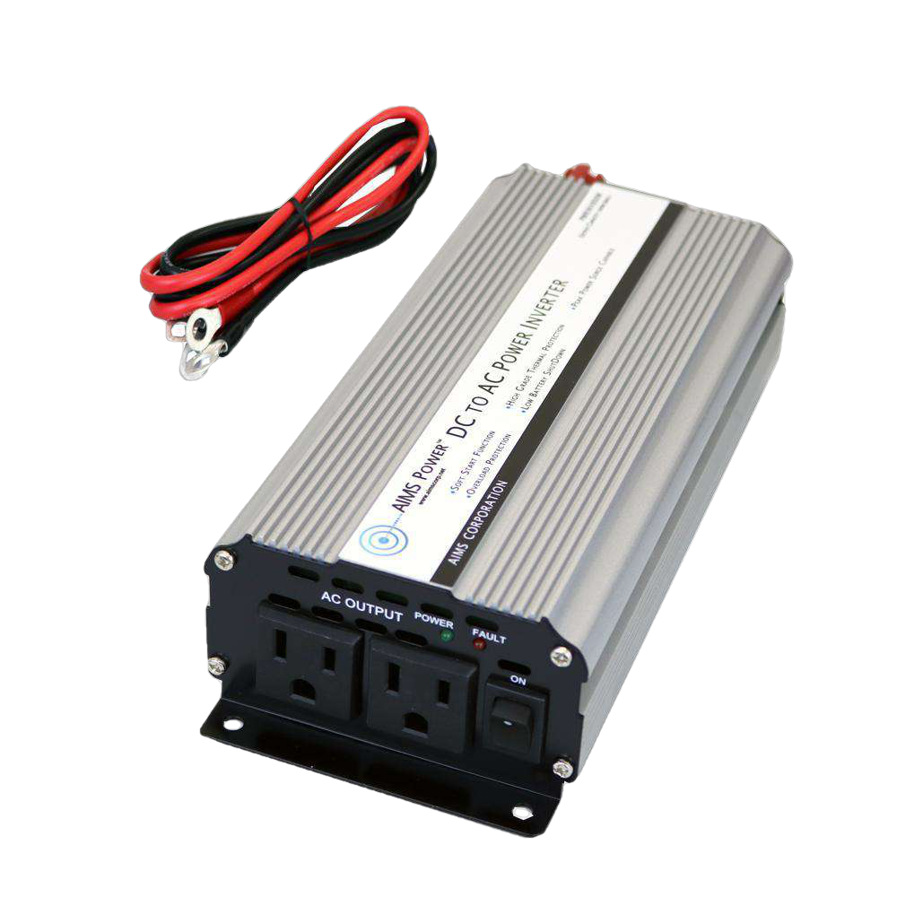 Aims Power, Aims Power PWRINV800W 800 Watt Power Inverter with Cables New