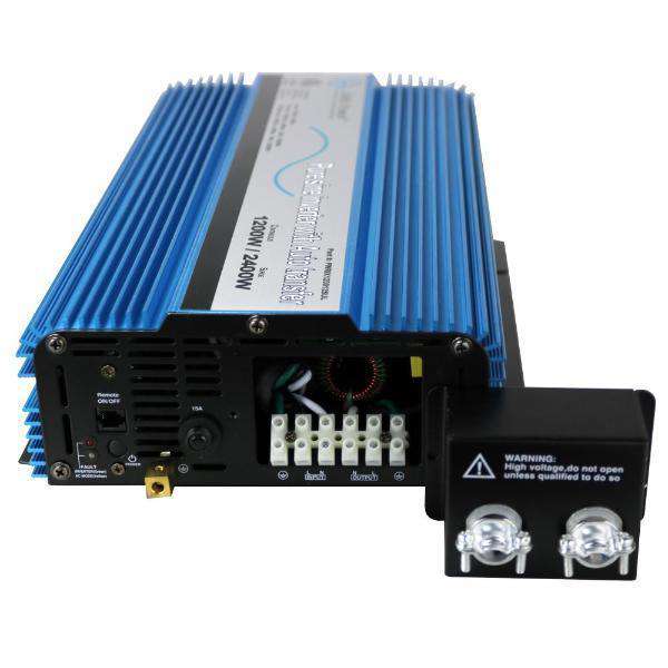 Aims Power, Aims Power PWRIX120012SUL 1200W Pure Sine with Transfer Switch - Hardwire UL Listed New