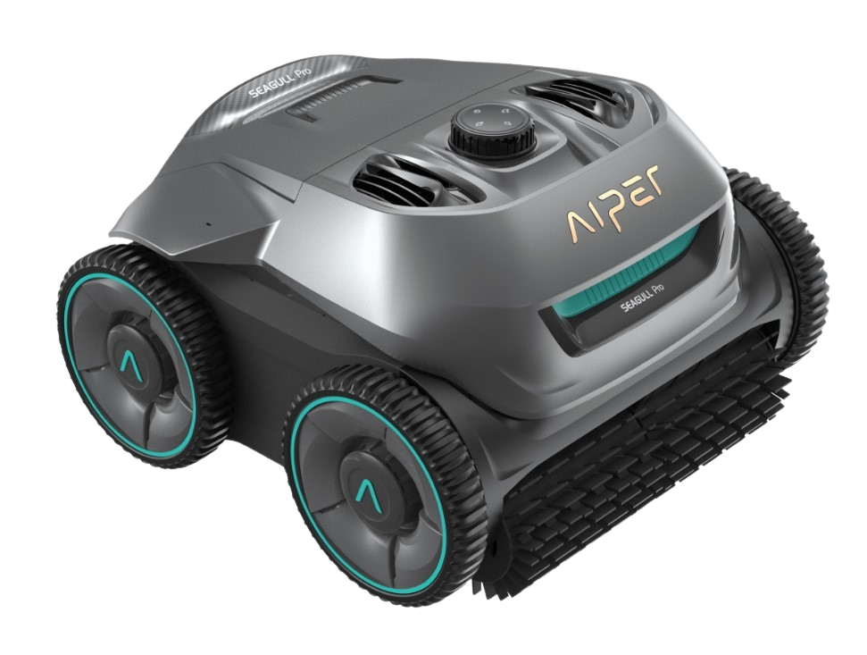 Aiper, Aiper SEAGULL-PRO Flat Wall Water Line Cleaning Cordless Robotic Pool Cleaner Gray New