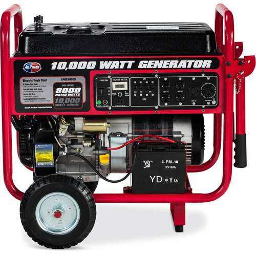All Power, All Power America APGG10000 8000W/10000W Electric Start Gas Generator New