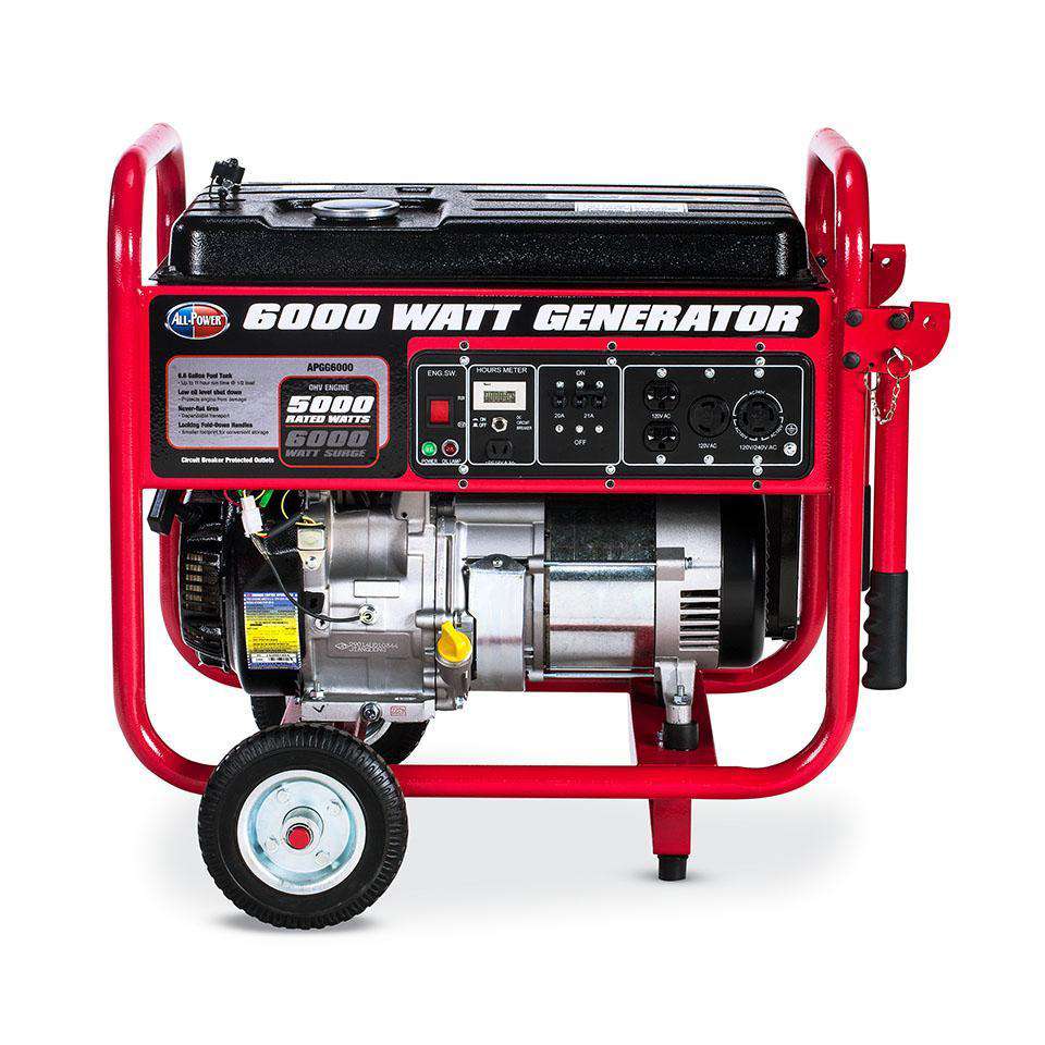 All Power, All Power America APGG6000 5000W/6000W Portable Gas Generator New