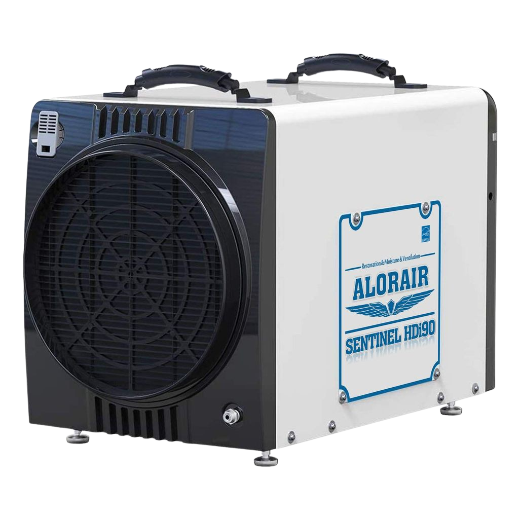 AlorAir, AlorAir Duct-able Version-HDi90 Sentinel Basement/Crawlspace Dehumidifier 90 Pints with Condensate Pump Automatic Defrosting New