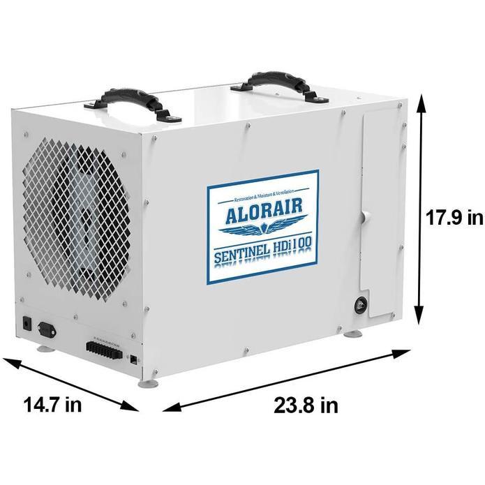 AlorAir, AlorAir Sentinel HDi100 Basement/Crawlspace Dehumidifier 100 Pints with Condensate Pump New