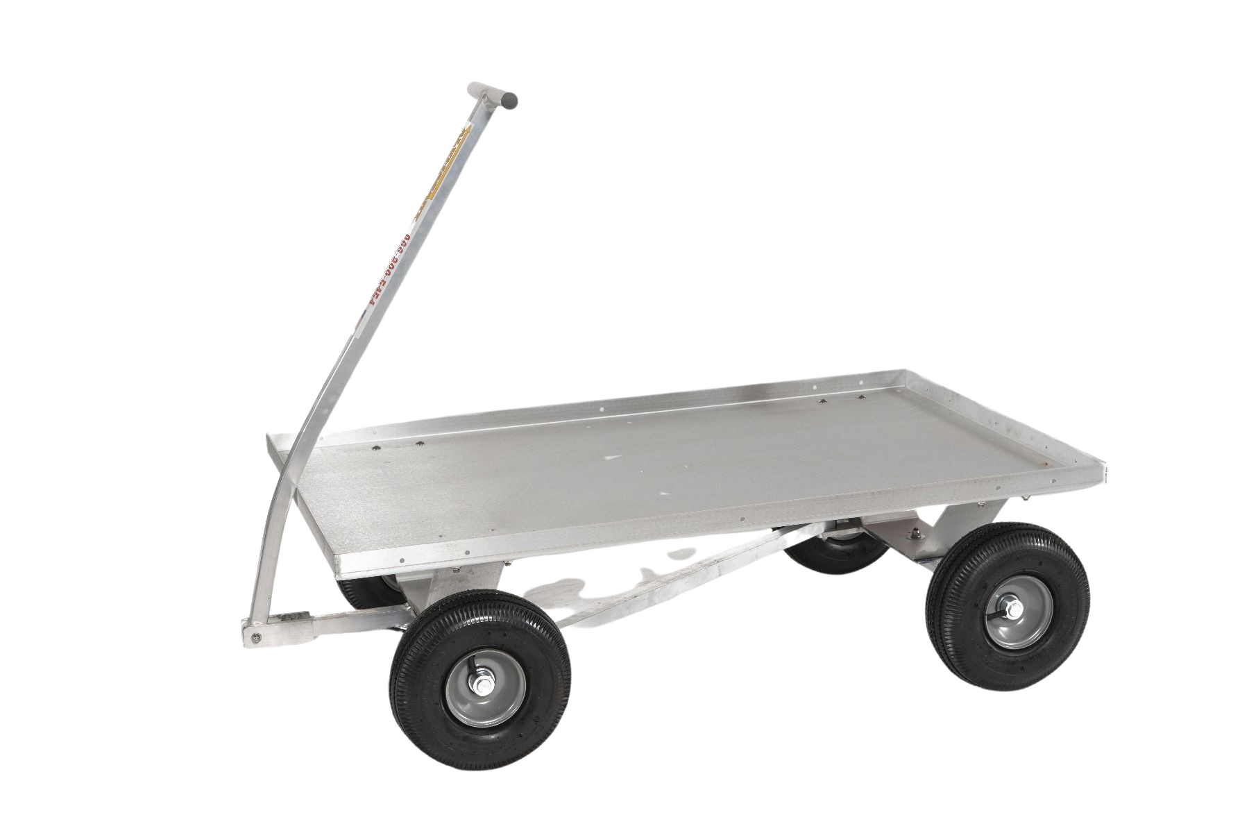 Alumacart, Alumacart Articulating Wagon with QUADRI-Steer Technology 45 Inch 800 Pound Capacity New
