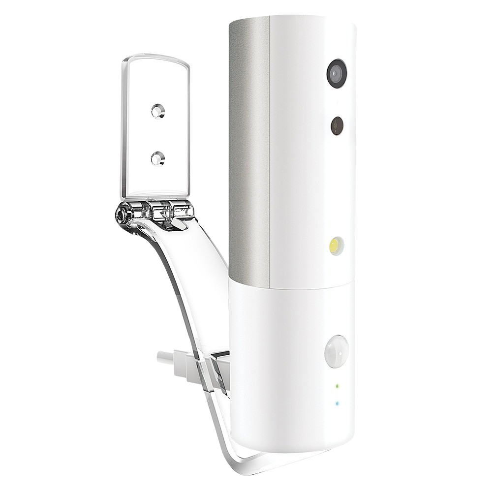 Amaryllo, Amaryllo Hermes Biometric Auto Tracking Portable Indoor Security Camera Comes With 1 Year of 24/7 Recording Service Plan White New