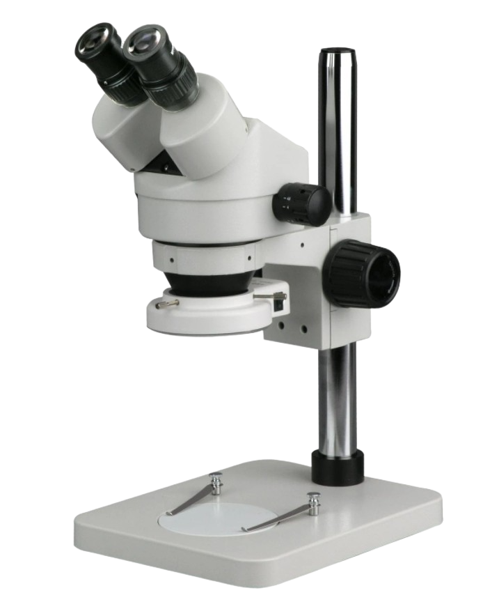 AmScope, Amscope SM-1BSL-64S-V331 7X - 45X Stereo Binocular Microscope with 14 Inch Pillar Stand and 64 LED Ring Light New