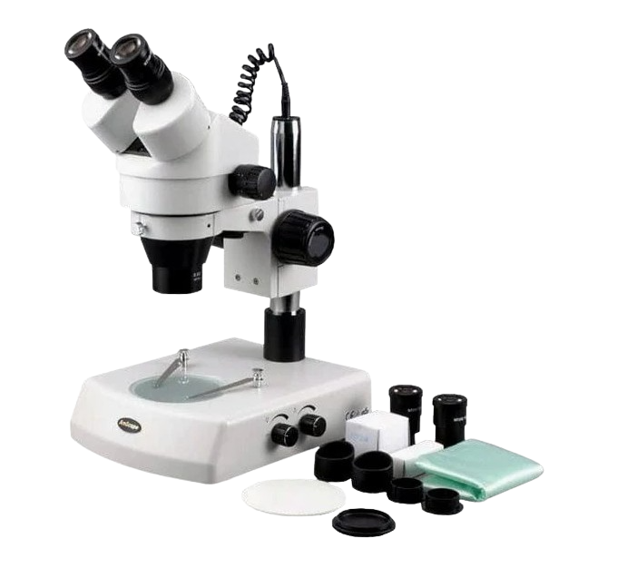 AmScope, Amscope SM-2BYY 7X - 135X Binocular Stereo Zoom Microscope with Dual Halogen Lights New