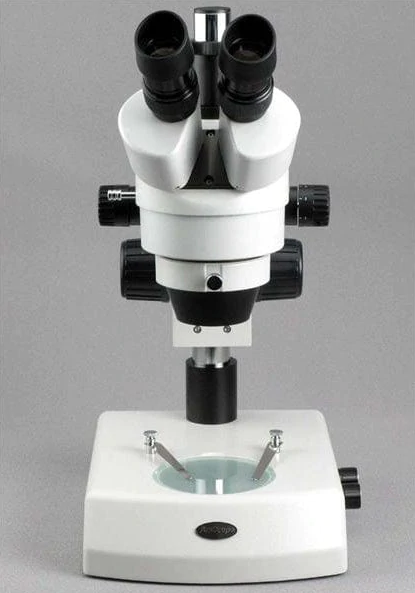 AmScope, Amscope SM-2T 7X - 45X Trinocular Stereo Zoom Microscope with Dual Halogen Lights New