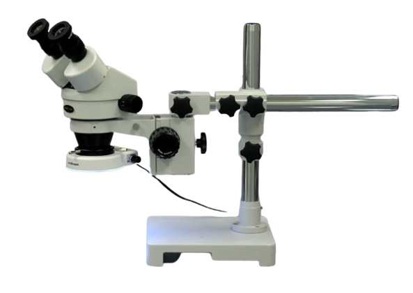 AmScope, Amscope SM-3B-80S 7X - 45X Stereo Zoom Microscope on Boom Stand with 80 LED Light New