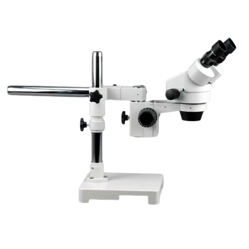 AmScope, Amscope SM-3B-FRL 7X - 45X Stereo Zoom Boom Microscope Plus Ring Light New