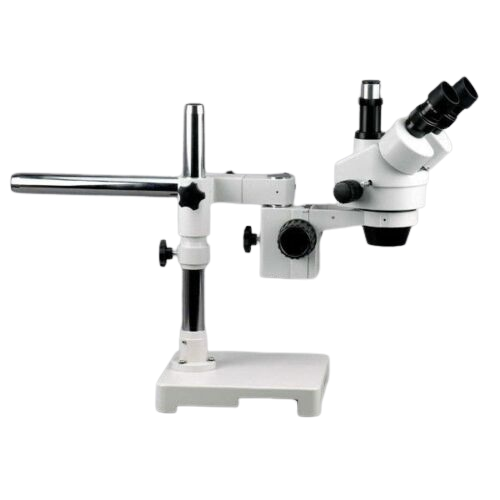 AmScope, Amscope SM-3TZ 3.5X - 90X Trinocular Stereo Zoom Microscope on Single Arm Boom Stand New