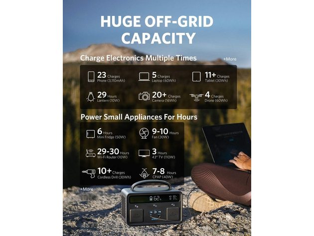 Anker, Anker 533 389WH/300W PowerHouse Portable Power Station Manufacturer RFB
