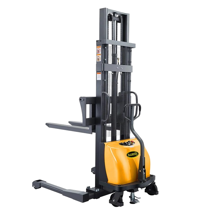 Apollolift, Apollolift A-3010 Semi-Electric Straddle Stacker 118" Lifting Height 3300 lbs. Capacity New