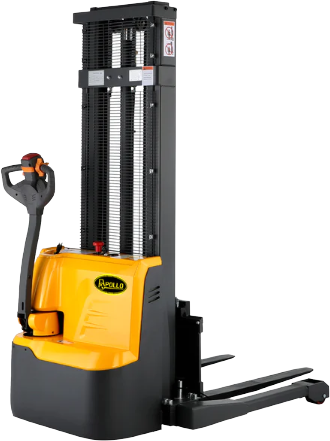 Apollolift, Apollolift A-3022 98" Lifting Height Straddle Legs 3300 lbs. Capacity Full Electric Walkie Stacker New