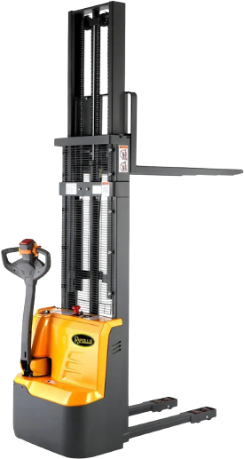 Apollolift, Apollolift A-3033 98" Lifting Height Fixed Legs 3300 lbs. Capacity Full Electric Walkie Stacker New