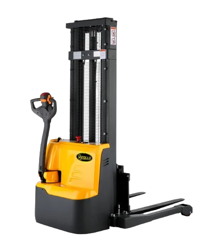 Apollolift, Apollolift A-3042 Powered Forklift Electric Walkie Stacker with Straddle Legs 2640 lbs. Capacity 118" Lifting New
