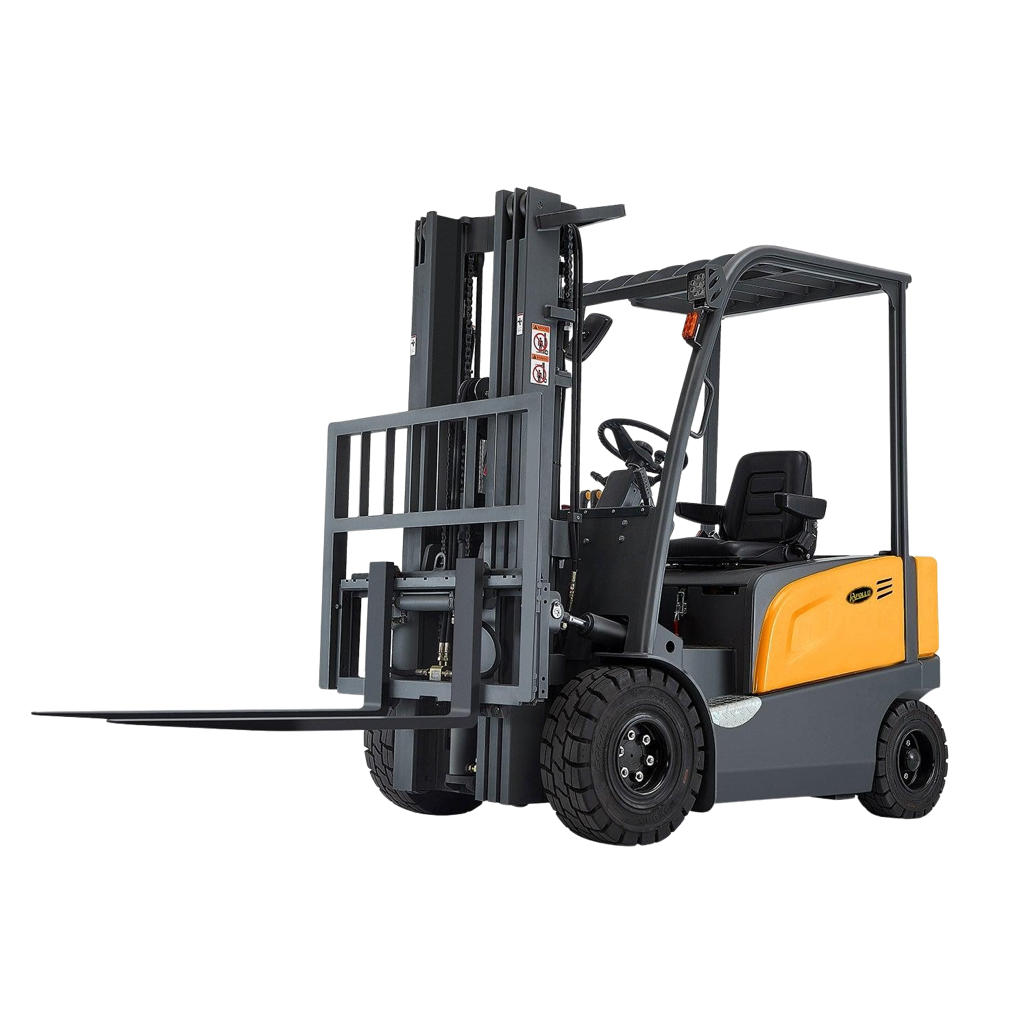 Apollolift, Apollolift A-4001 4 Wheel Electric Forklift 197" Lift 5500 lbs. Capacity New