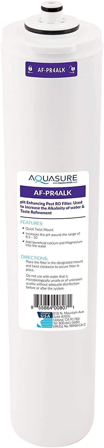 Aquasure, Aquasure AF-PR4 Premier Series 4th Stage Quick Twist Coconut Carbon Shell Post-Stage Reverse Osmosis Water System Filter New