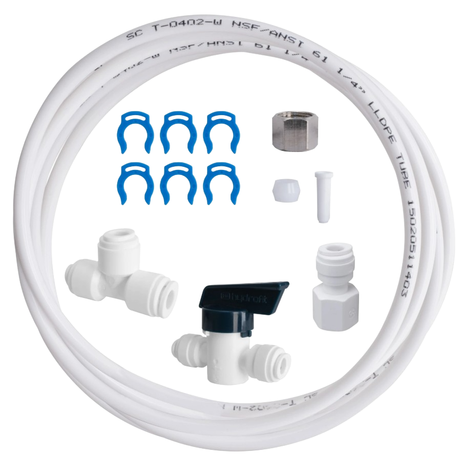 Aquasure, Aquasure AP-XOUTPUT Drinking Water System Extra Output Kit and Ice Maker Water Line Kit New