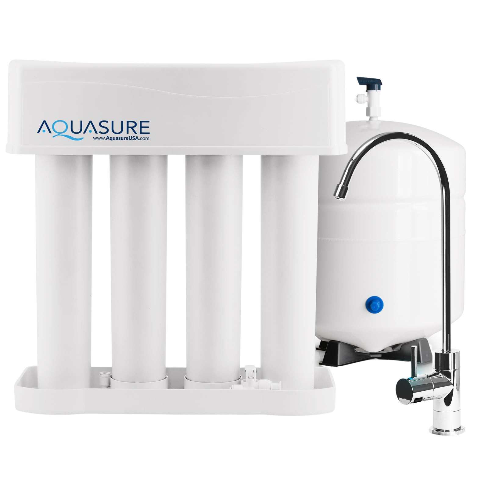 Aquasure, Aquasure AS-PR100P Premier Pro Reverse Osmosis Water Filtration System With LED Faucet Indicator New