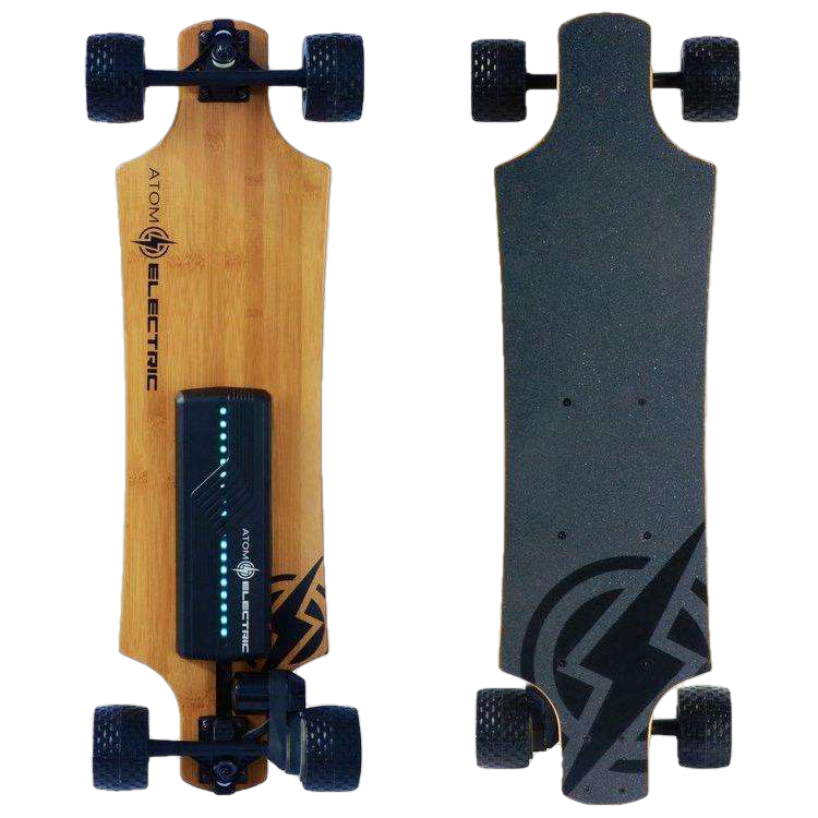 Atom, Atom B10X All-Terrain Longboard Electric Skateboard 90Wh Lithium Battery 1000W Motor New