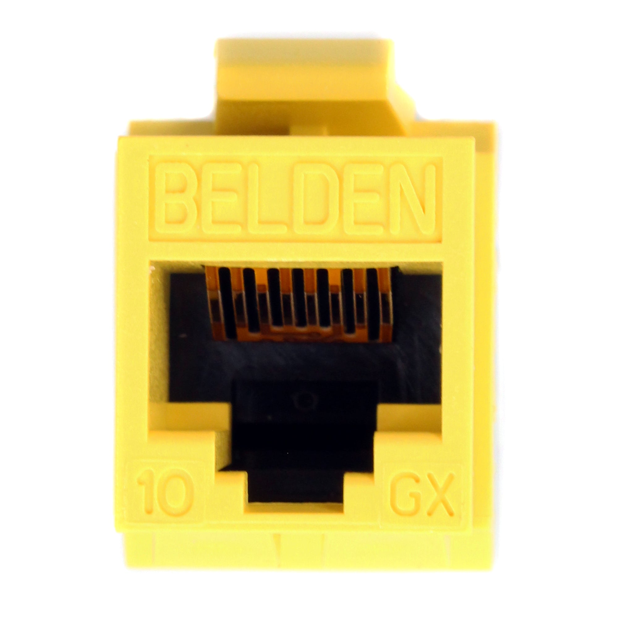 Belden, BELDEN AX104154 10GX CATEGORY-6A DATA JACK, CAT6A, UTP, RJ45, KEYCONNECT, YELLOW
