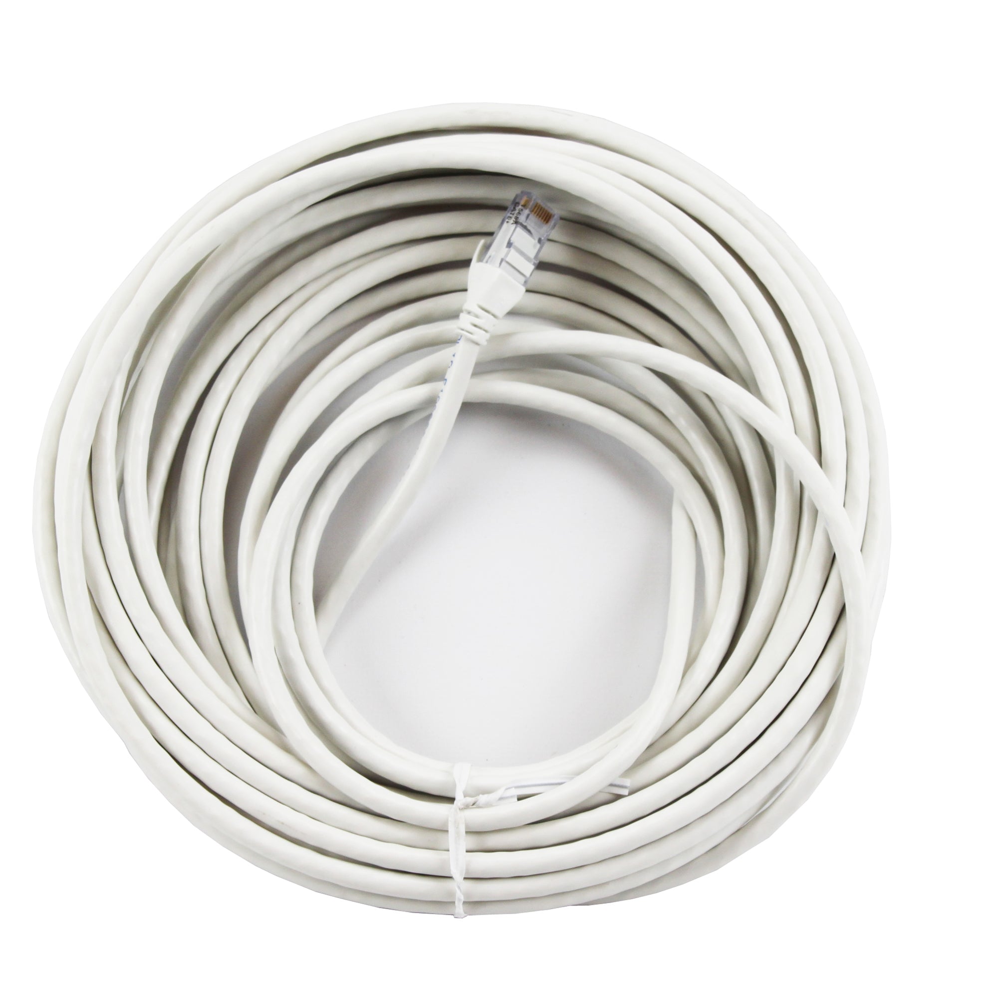 Belden, BELDEN AX350528 35' WHITE 4 PAIR 23AWG CAT6 PATCH CORD CABLE - WHITE OPEN END