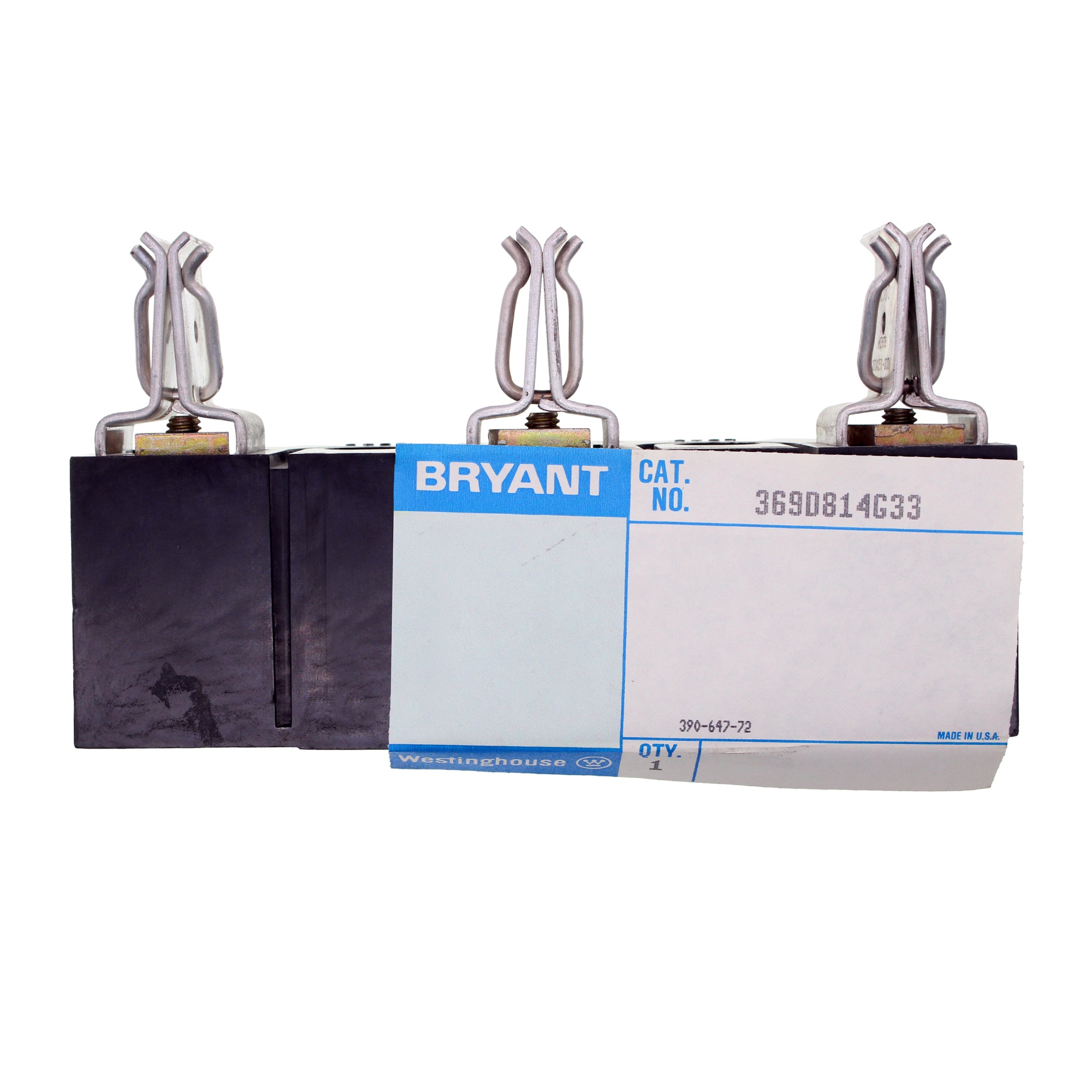 Bryant Manufacturing, BRYANT 369D814G33 CATRIDGE FUSE HOLDER, 200-250A, 600V