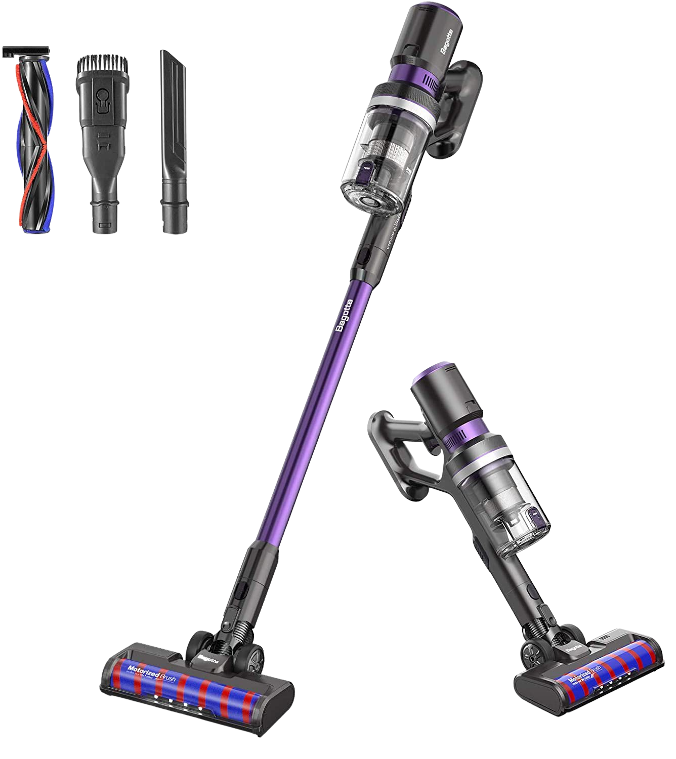 Bagotte, Bagotte BS900 25000PA 8 in 1 Stick Handheld Cordless Vacuum Cleaner New