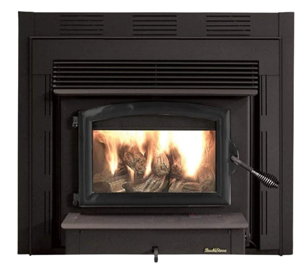 Buck Stove, Buck Stove Model ZC74 Fireplace Insert 2,600 sq. ft. Zero Clearance Non-Catalytic Wood Burning Stove with Door New