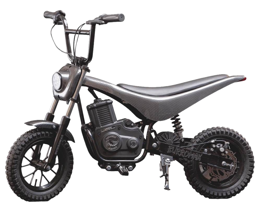 Burromax, Burromax TT350R 24V 350W Kids Off Road Electric Ride On Mini Pocket Dirt Bike Black New