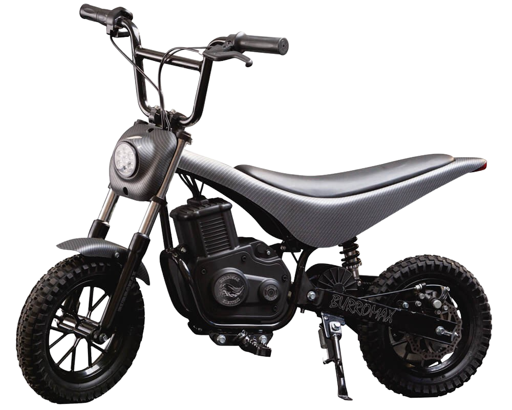 Burromax, Burromax TT350R 24V 350W Kids Off Road Electric Ride On Mini Pocket Dirt Bike Matte Black New