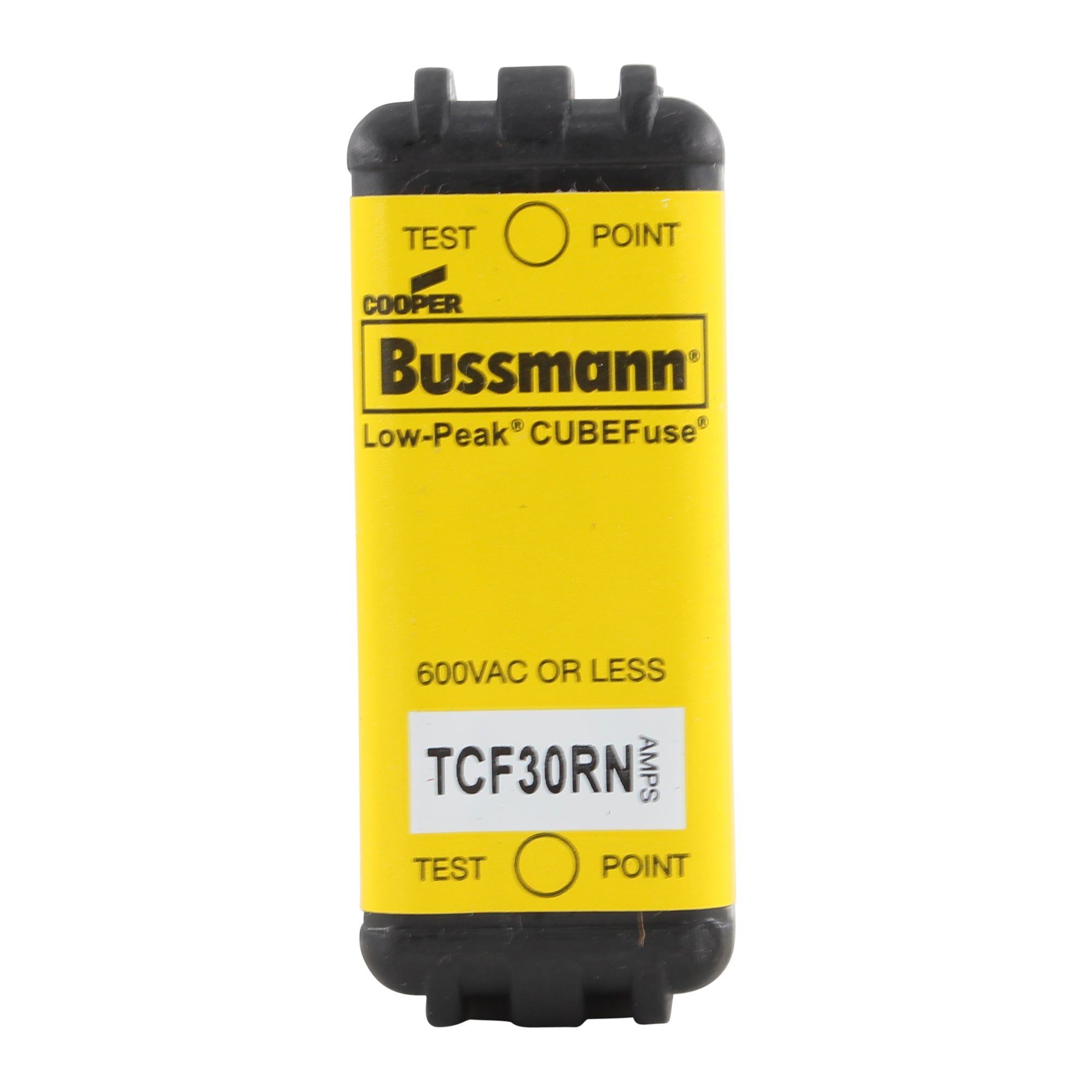 Bussmann, COOPER BUSSMANN TCF30RN LOW-PEAK CUBEFUSE, NON-INDICATION, 30A, 600V