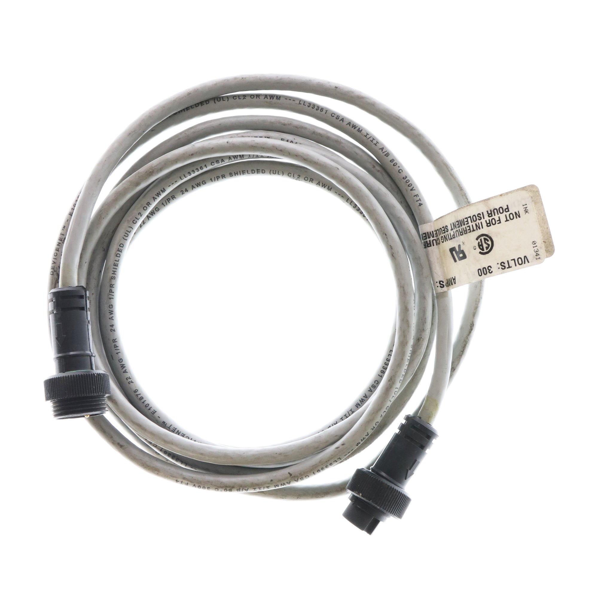 Cooper, COOPER CROUSE-HINDS CHDN-EAE-D3 MINI-LINE 5P DEVICENET CABLE ASSEMBLY