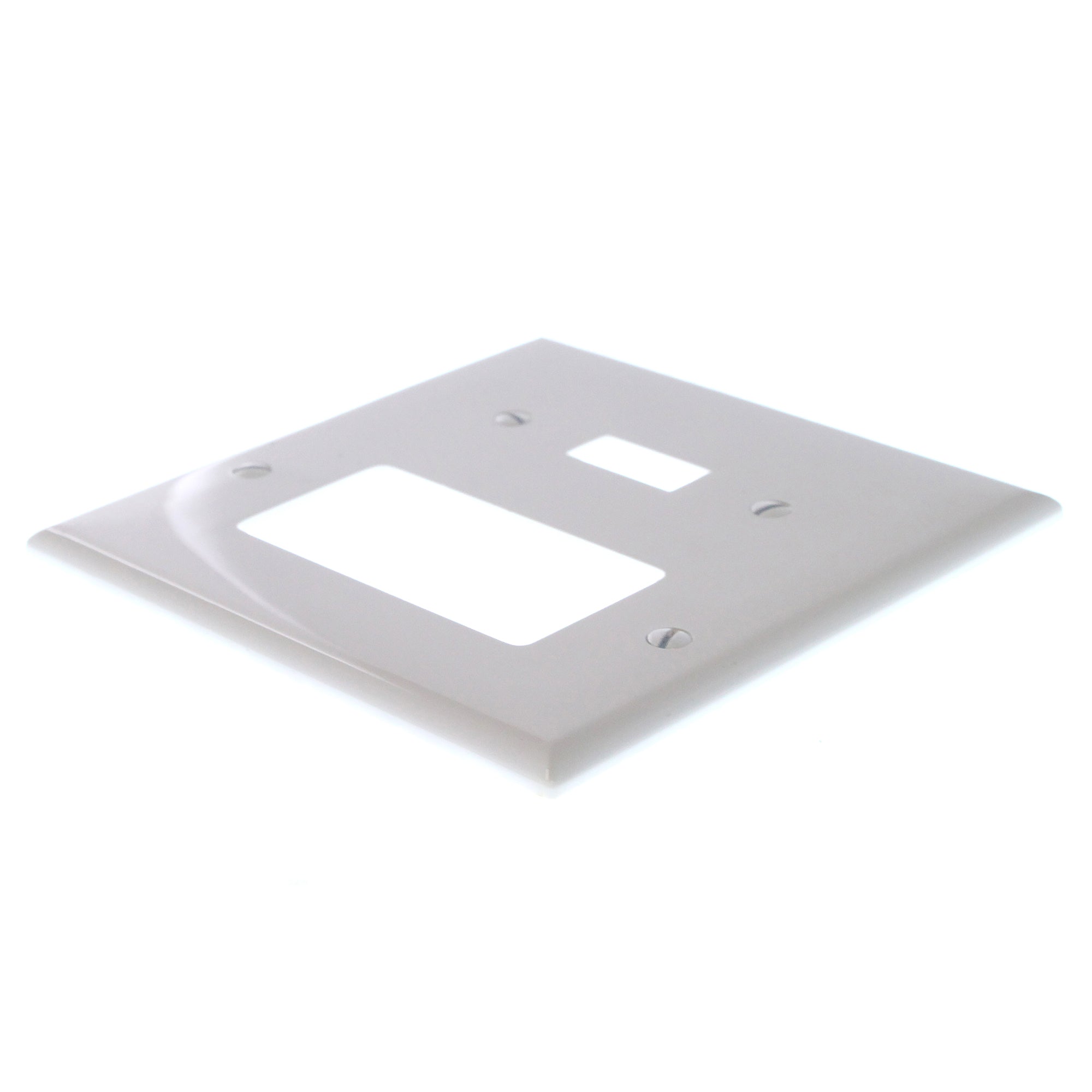 Cooper, COOPER LIGHTING 2 GANG WHITE DECORATOR TOGGLE WALL PLATE PJ126W WHITE (20 PACK)