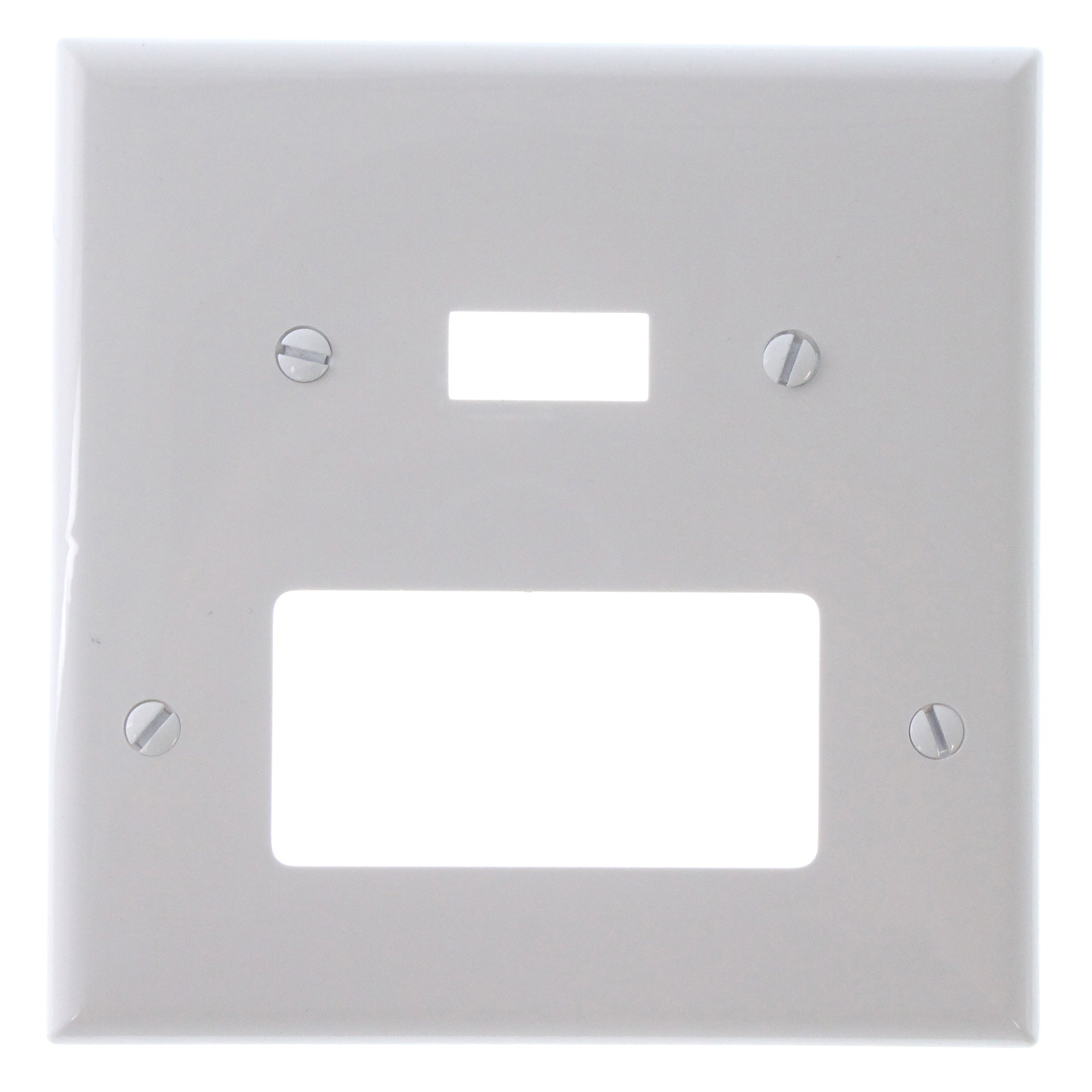 Cooper, COOPER LIGHTING 2 GANG WHITE DECORATOR TOGGLE WALL PLATE PJ126W WHITE (20 PACK)