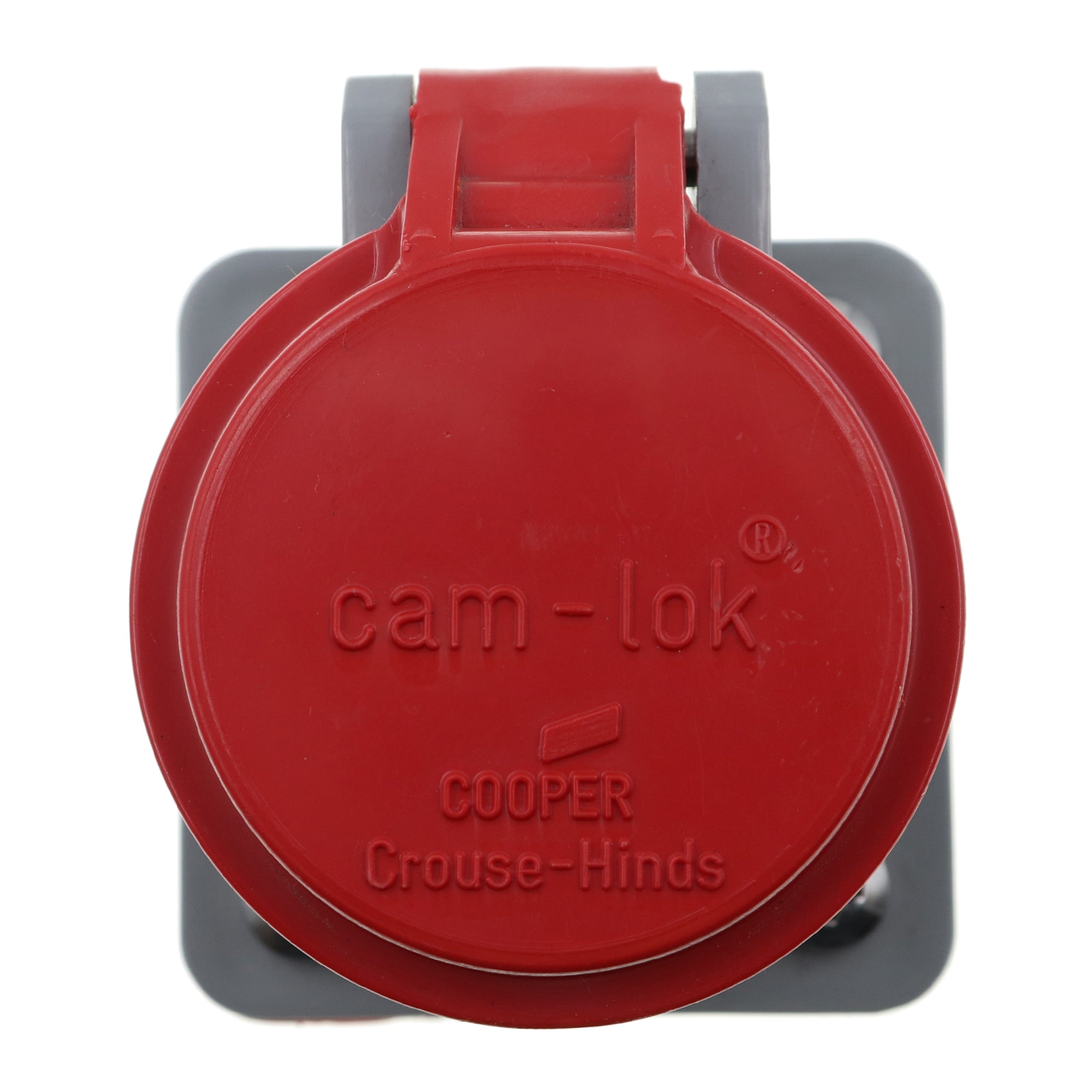 Crouse Hinds, CROUSE-HINDS E1016-1602 + E1016SC-36 J TYPE CAMLOCK MALE RECEPTACLE, 400A, RED