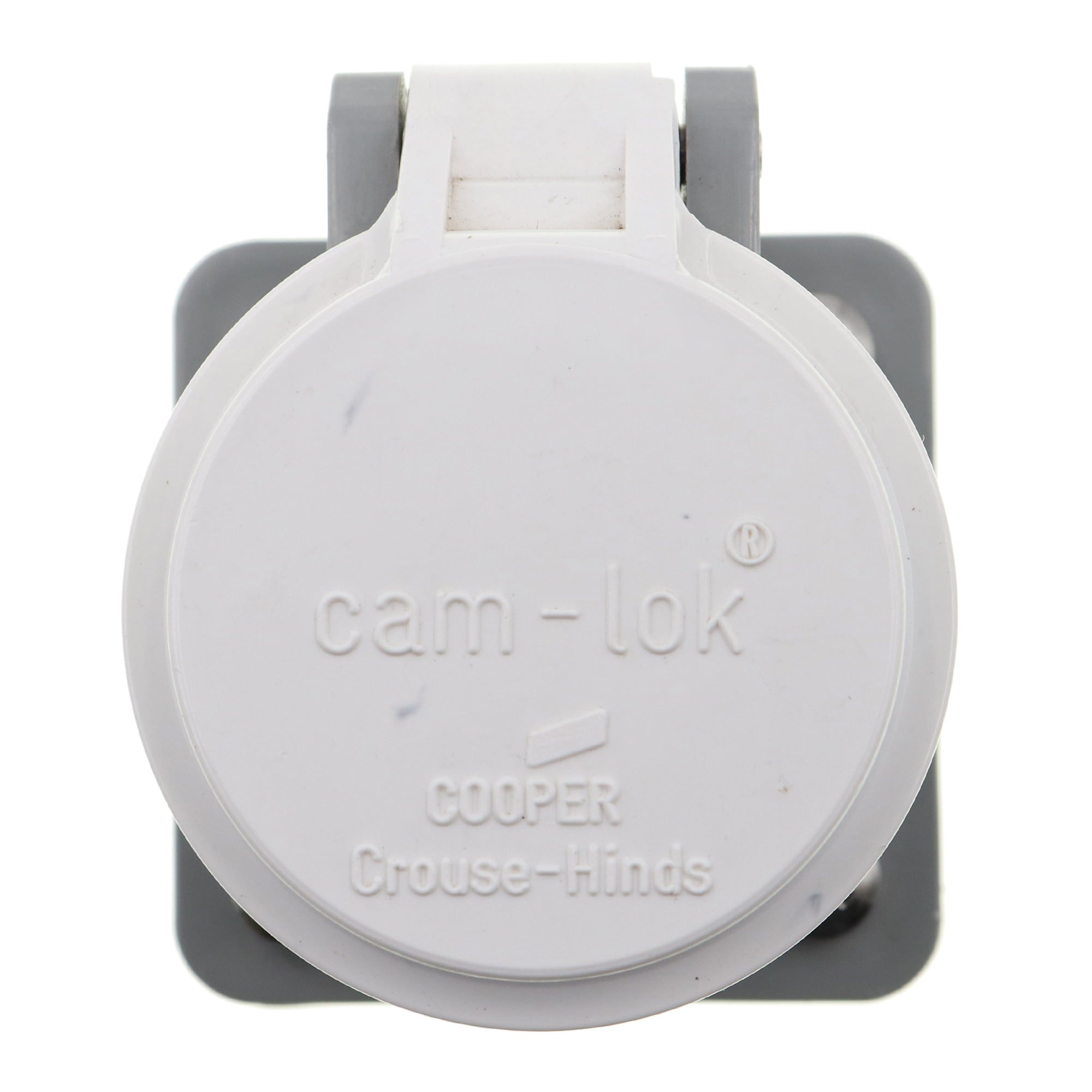 Crouse Hinds, CROUSE-HINDS E1016-1605 + E1016SC-38 J TYPE CAMLOCK MALE RECEPTACLE, 400A, WHITE