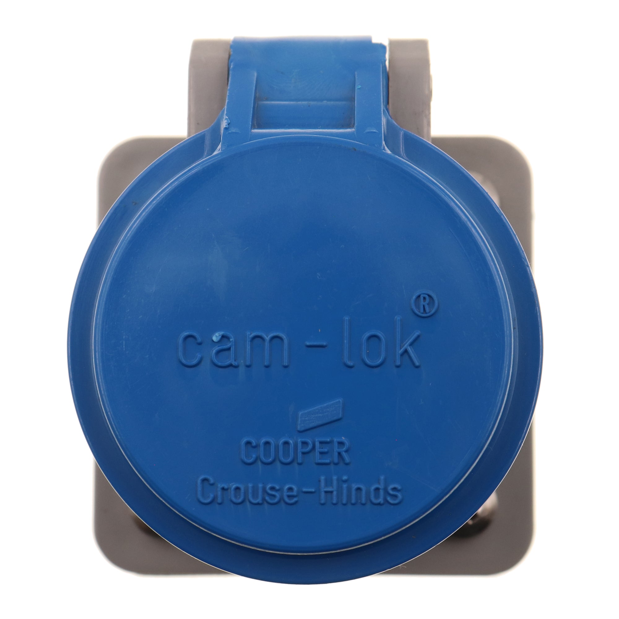 Crouse Hinds, CROUSE-HINDS E1016-1612 + E1016SC-34 J TYPE CAMLOCK MALE RECEPTACLE, 400A, BLUE