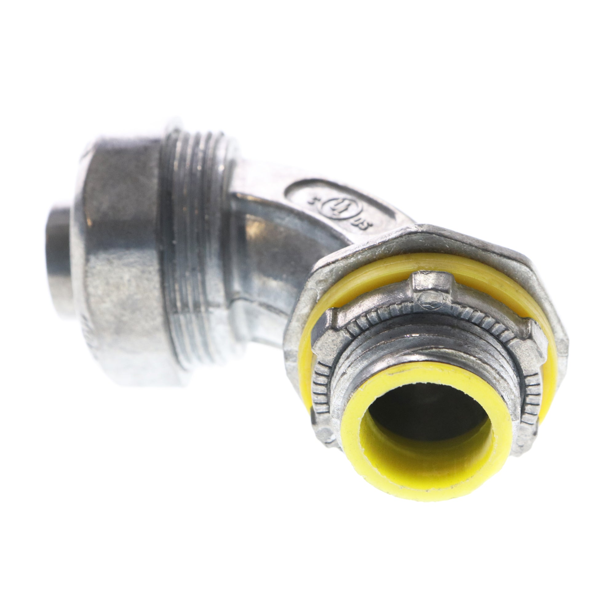 Crouse Hinds, CROUSE-HINDS LTB5090DC INSULATED LT LIQUID-TIGHT CONNECTOR, 1/2", 90°, (15-PACK)