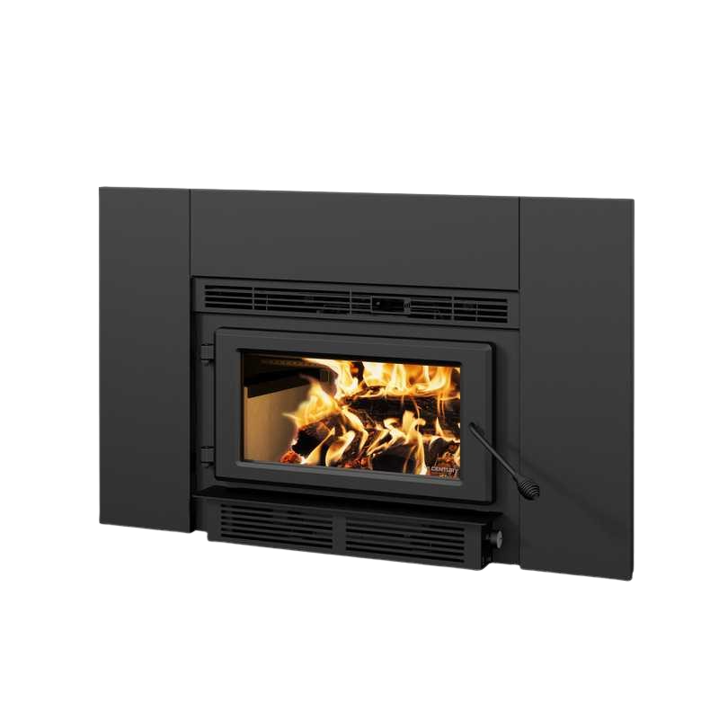 Century, Century Heating CW2100 EPA Certified 1,200 Sq. Ft. Wood Insert With Faceplate and Blower New