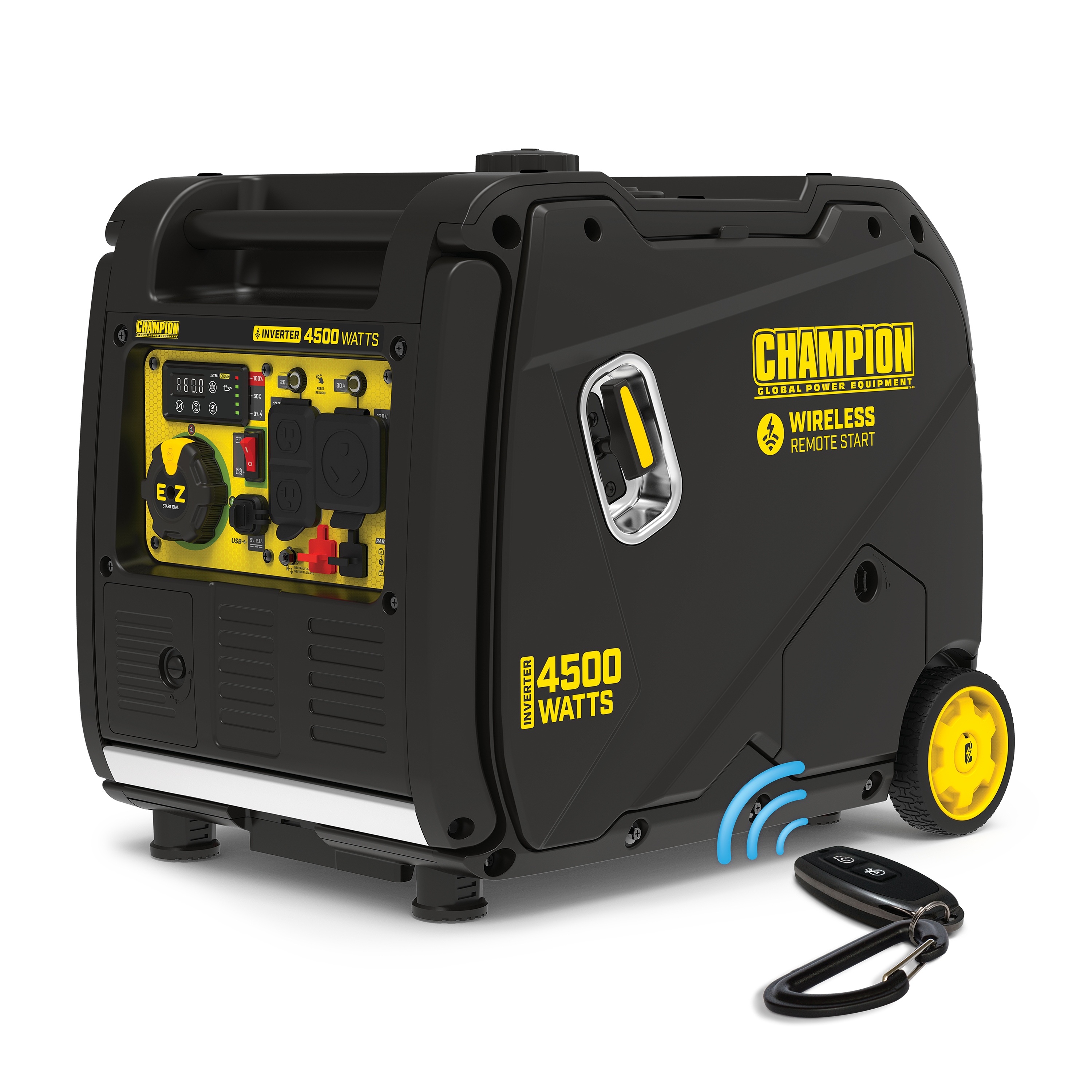 Champion, Champion 200990 3500W/4500W Inverter Gas Remote Start Generator New