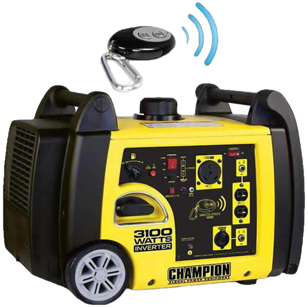 Champion, Champion 75537i 2800W/3100W Inverter Generator with Remote Start Manufacturer RFB